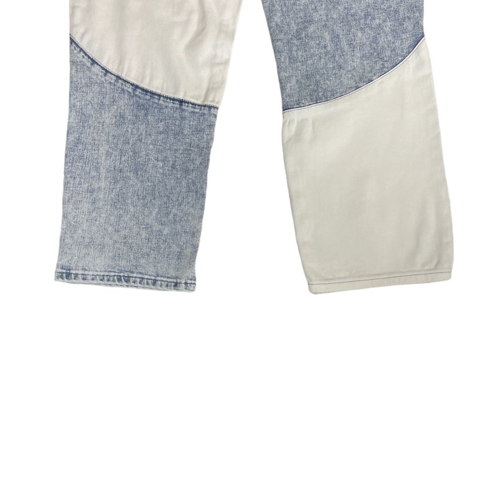 Vigoss Frankie slim Straight Jeans NWT Color Block Patchwork 32 - Picture 10 of 10